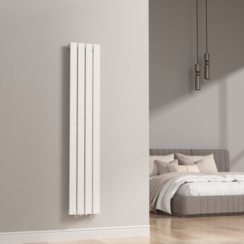 Radiador De Panel Nore De Diseño Monocapa Plano Acero 160x30 Cm - Blanco  [neu.haus]