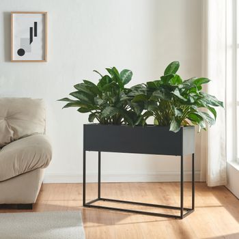 Soporte Para Plantas Joensuu 80x80x25 Cm - Negro [en.casa]