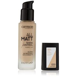 All Matt Shine Control Makeup 010n-neutral Light Beige 30 Ml