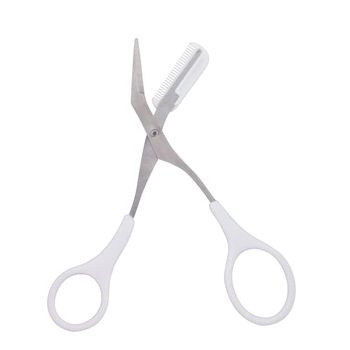 Eyebrow Scissors & Comb Tijeras Y Peine Para Cejas 1 U