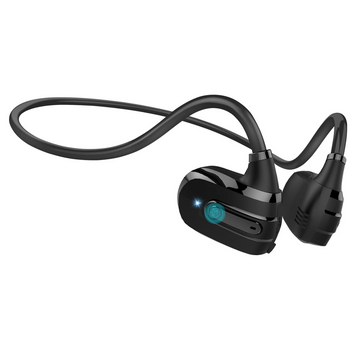 Veanxin Auriculares Estéreo Ultraligeros Bluetooth Auriculares Abiertos Incorporados (negro)