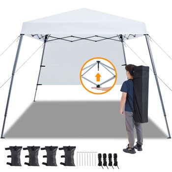 Carpa 3x3 Para Exteriores Carpa Impermeable Con Bolsa Blanco