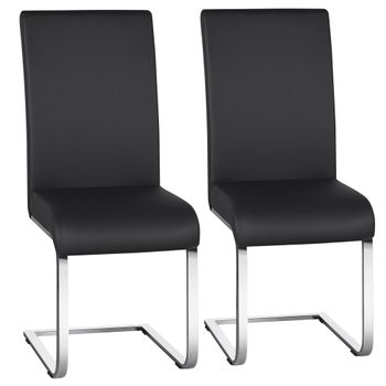 2pcs Sillas De Comedor De Piel Sintética Para Cocina Max Carga 120kg