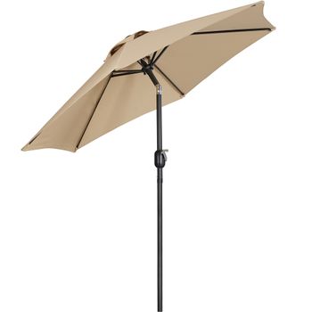 Sombrilla 224cm Inclinable Beige