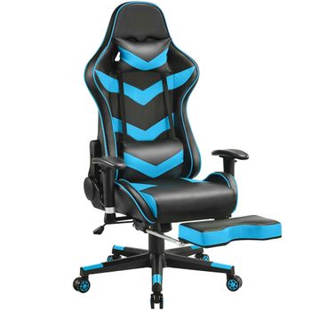 Silla De Escritorio Gaming Azul Arcade