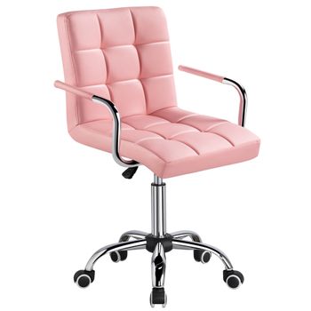 Silla De Escritorio Milano - Tapizado Rosa Fucsia con Ofertas en