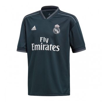 Camiseta Adidas Real Madrid 18/19 Negro Niño