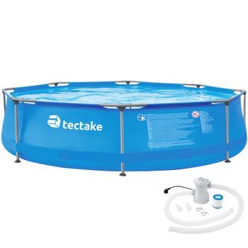 Piscina Desmontable Redonda Con Filtro Depurador Ø 300 X 76 Cm - Azul