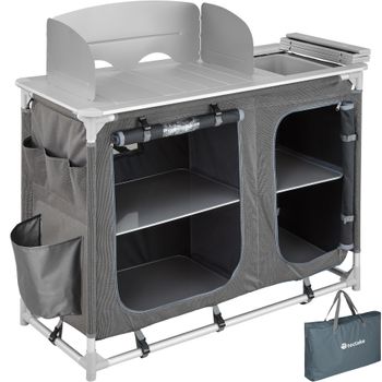 Cocina De Camping 116x52x107cm - Gris