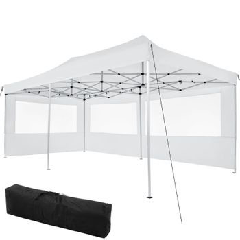 Carpa Viola 3x6 M Con 2 Paneles Laterales - Blanco