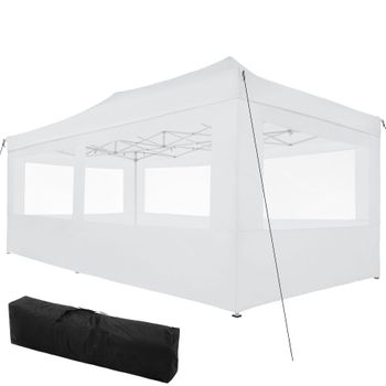 Carpa Viola 3x6 M Con 4 Paneles Laterales - Blanco