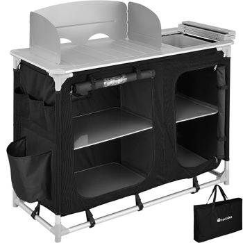 Cocina De Camping 116x52x107cm - Negro