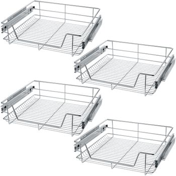 4 Cajón Telescópico Para Cocina Y Dormitorio - 57 Cm