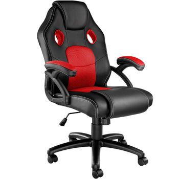 Silla De Oficina Racing Mike - Negro/rojo