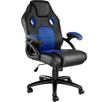 Silla De Oficina Racing Mike - Negro/azul