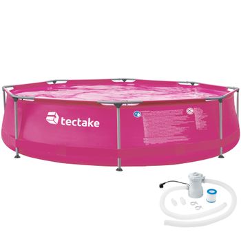 Piscina Desmontable Redonda Con Filtro Depurador Ø 300 X 76 Cm - Rosa