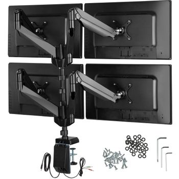 Soporte De Escritorio Para 4 Monitores De 13" A 32"