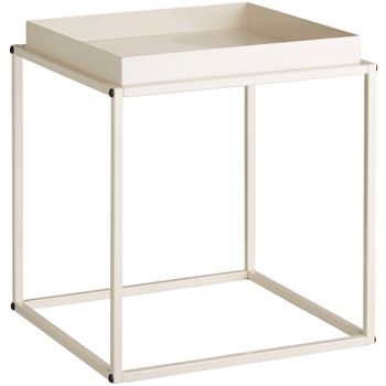 Mesa Auxiliar Cambridge 40x40x44cm - Crema