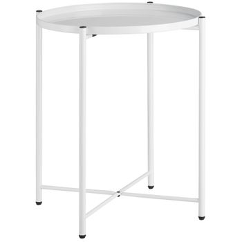 Mesa Auxiliar Chester 45,5x45,5x53cm - Blanco