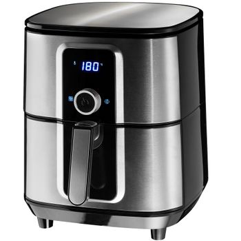 Breville Freidora de aire con función vapor, Freidora de aire digital de  7L con tecnología vapor SteamFry, 50% más eficiencia energética, 1700W, Color negro [VDF133X]