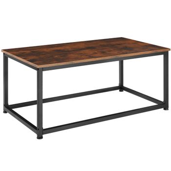 Mesa De Café Lynch - Madera Industrial Oscura