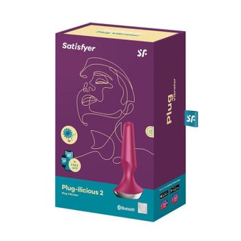 Satisfyer Plug-ilicious 1 Vibrador Rosa Bluetooth Y App 1un