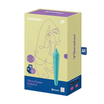 Satisfyer Ultra Power Bullet 7 Vibrador Turquesa 1un