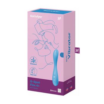 Satisfyer G-spot Flex 4+ Multi-vibrador Azul 1un