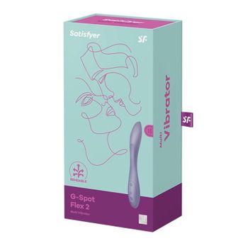 Satisfyer G-spot Flex 2 Multi-vibrador Violeta Oscuro 1un