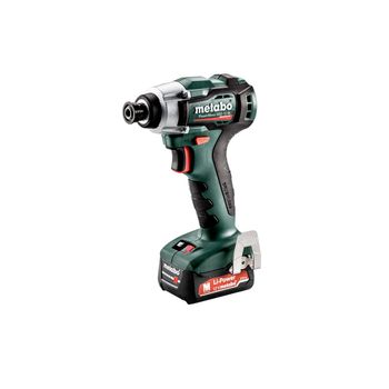 Metabo Powermaxx Ssd 12 Bl Atornilladores De Impacto De Batería/12v 2x Ion De Litio; Cargador Sc 30; Metabox 118