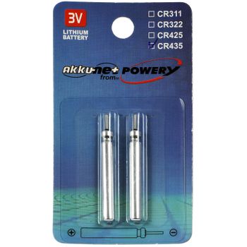 Pila De Litio Cr435 Para Flotador De Pesca, Accesorios De Pescar Blister 2uds., 3v, Lithium