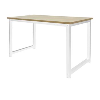 ML-Design Escritorio Esquinero en Forma De L 150x88x75cm Blanco