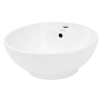 Lavabo De Baño Lavadero De Encimera 455 X 185 Mm Blanca Ecd Germany