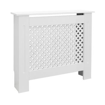 Cubierta Del Radiador De Mdf Homcom 78x19x83 Cm-blanco con Ofertas en  Carrefour