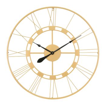 Reloj De Pared Estocolmo Redondo De Hierro Ø 92 Cm Womo-design