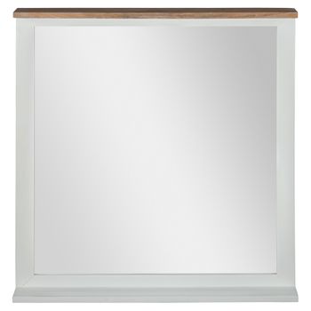 Espejo De Pared Xi'an Rectangular 80 X 76 Cm Blanco Womo-design