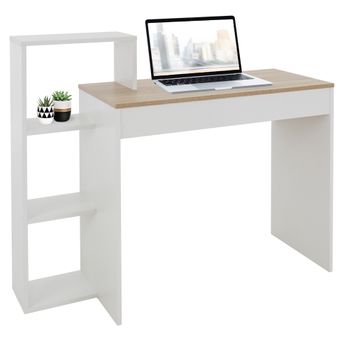 Mesa De Oficina Profesional. Escritorio Compacto - Euro 2000 - De 160x80 Cm  - Color Blanco. con Ofertas en Carrefour