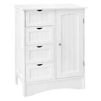 Armario Para Bebé 2 Puertas 4 Cajones Madera Lacada En Blanco Maxx Blanco L  139 X H 191 X P 53 Cm con Ofertas en Carrefour