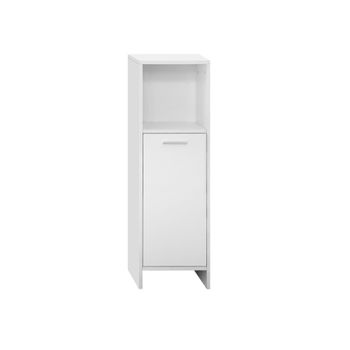 Armario Base De Baño 30x95x30 Cm Blanco Ml-design