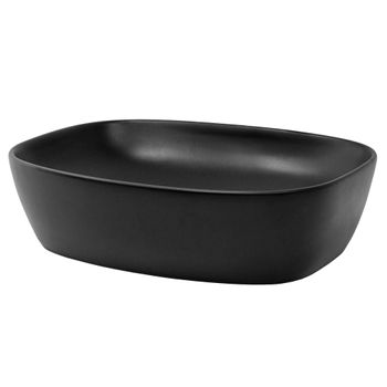 Lavabo Ecd Germany Sobre Encimera - 505 X 385 X 135 Mm Negro