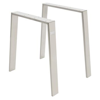 2x Patas De Mesa Loft 75 X 72 Cm Ml-design