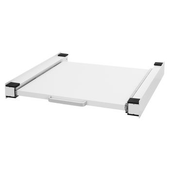 ML-Design Base para Lavadora con Cajón 63 x 54 cm de Acero Blanco