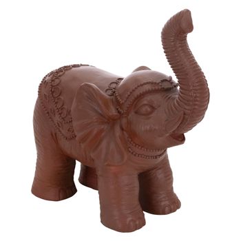 Figura Deco Elefante 36x19x39 Cm Marrón By Ml-design