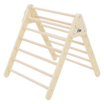 Triángulo de Escalada con Tobogán para Niños - Montessori Negro