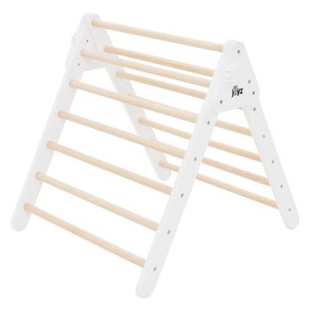 Joyz Arco de Escalada para Niños Multicoloro Balancín de Madera 74x41x38,5  cm Juego de Trepa