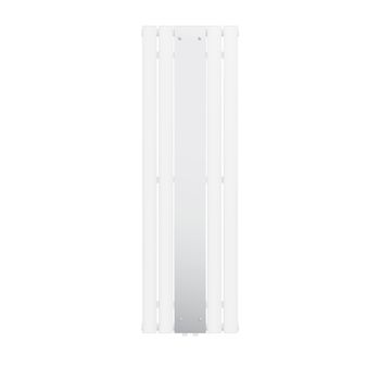 Radiador De Baño Plano Con Espejo 1600x450 Mm Blanco Ml-design