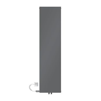 Radiador monocapa para baño blanco 300 x 1600 mm con conexión central de  pared