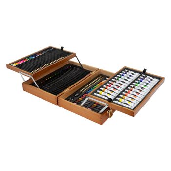 Juego 120 Lápices De Colores En Estuche Con Cremallera Ecd Germany