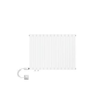 Radiador 780 X 600 Mm Blanco De Panel Doble Capa Para Baño Ml-design