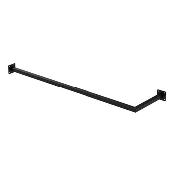 Perchero De Pared, D30cm X B110cm, Negro, De Acero Ml-design